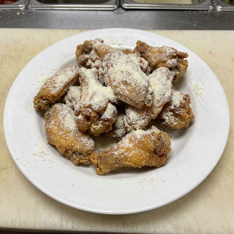 Cheesy Snow Wings