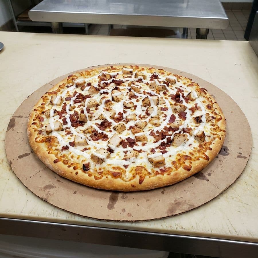Chicken Bacon Ranch Pizza