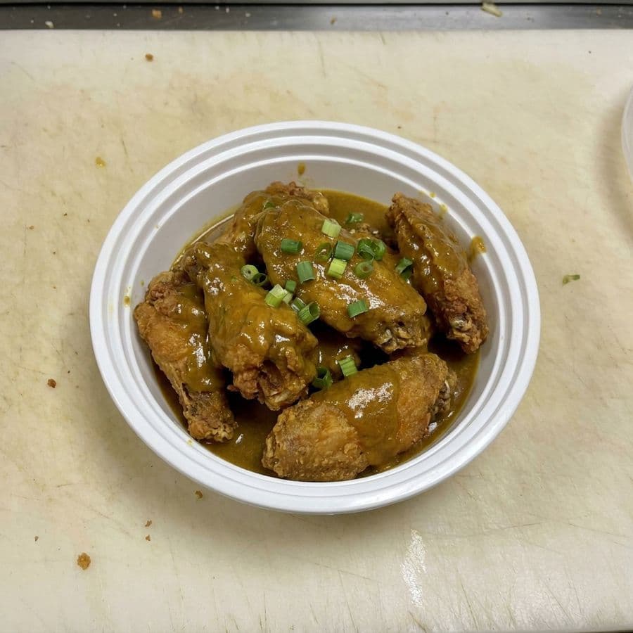 Golden Curry Wings